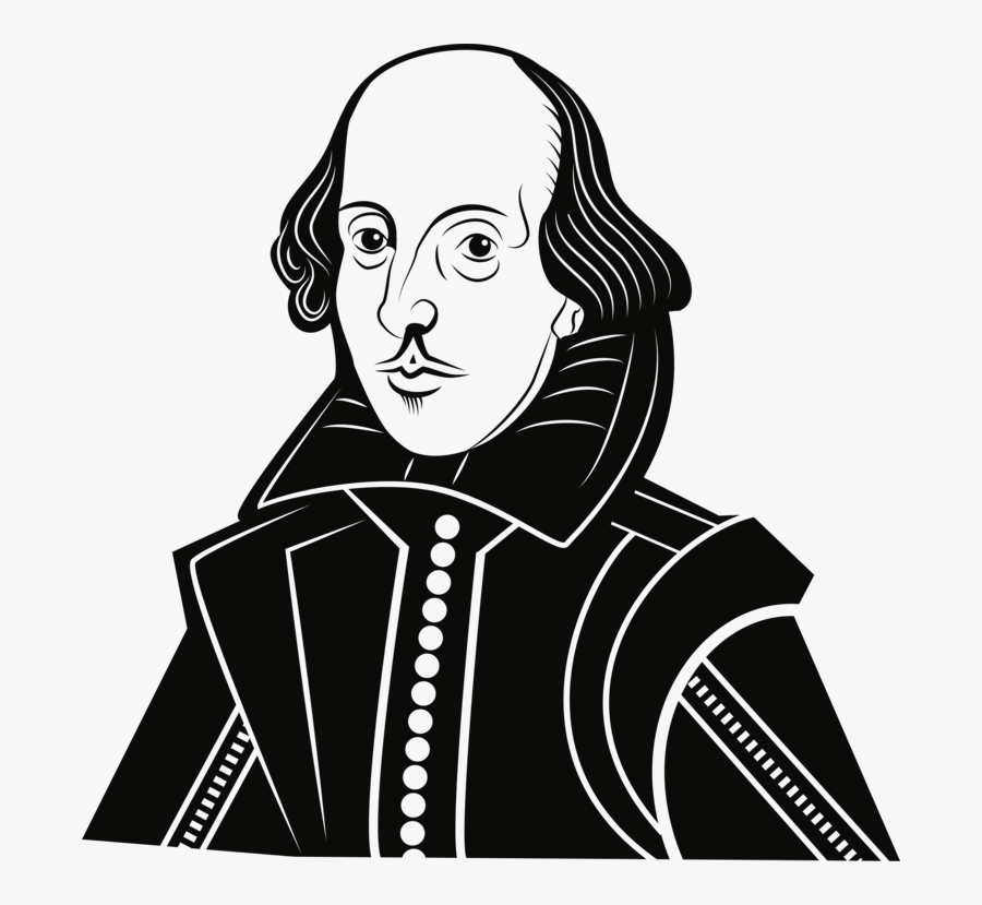 Head,art,neck - William Shakespeare Vector, Transparent Clipart