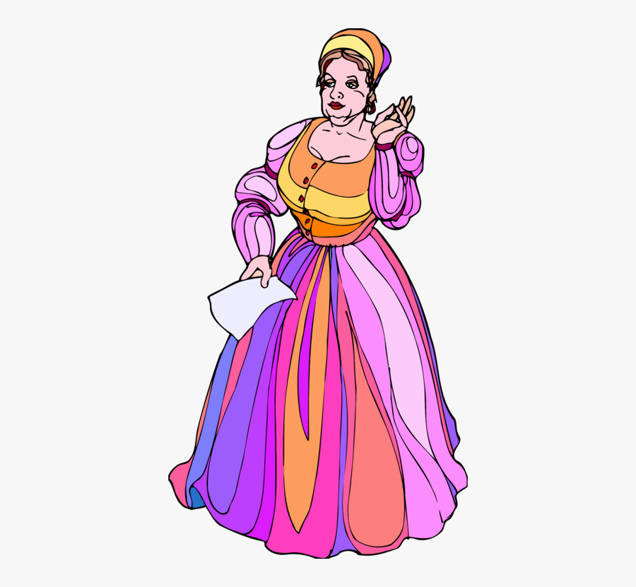Pink,gown,flower, Transparent Clipart