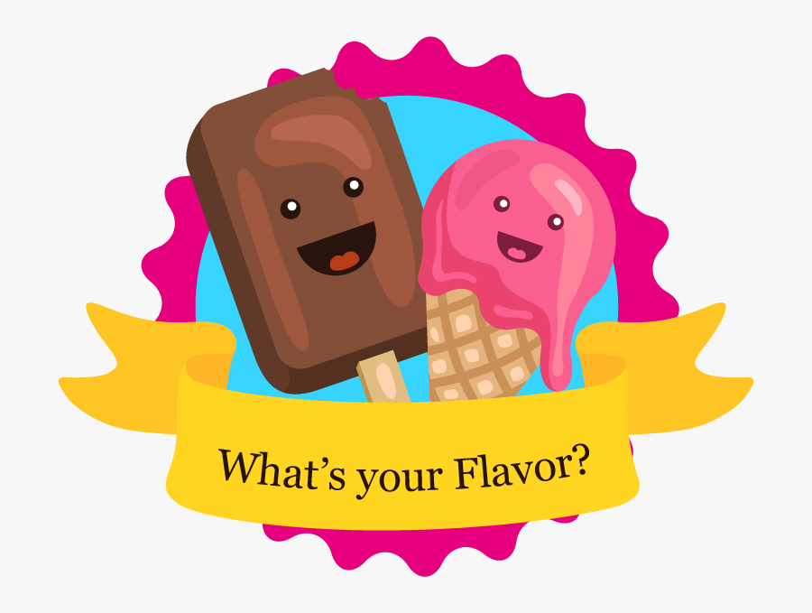 Ice Cream Flavour Cartoon Png, Transparent Clipart