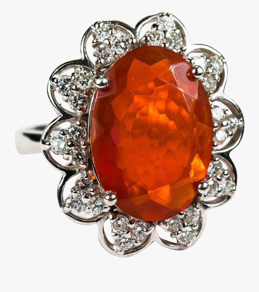 Transparent Opal Natural Red - Crystal, Transparent Clipart