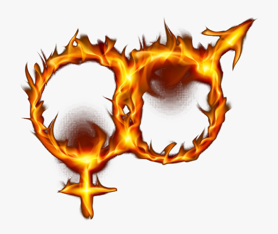 Transparent Ring Of Fire Clipart - Gender Symbol, Transparent Clipart