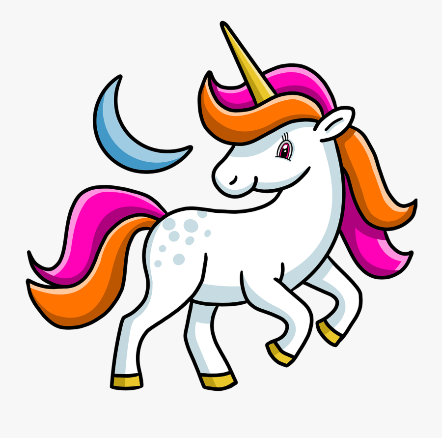 Unicorn Moon Pony Free Picture Ausmalbilder Einhorn Free Transparent Clipart Clipartkey