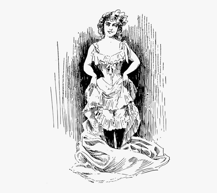 Transparent Underwear Clipart Black And White - Illustration, Transparent Clipart