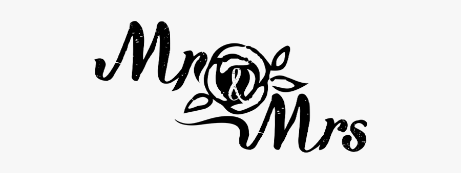 And Mrs - Mr Word Png, Transparent Clipart
