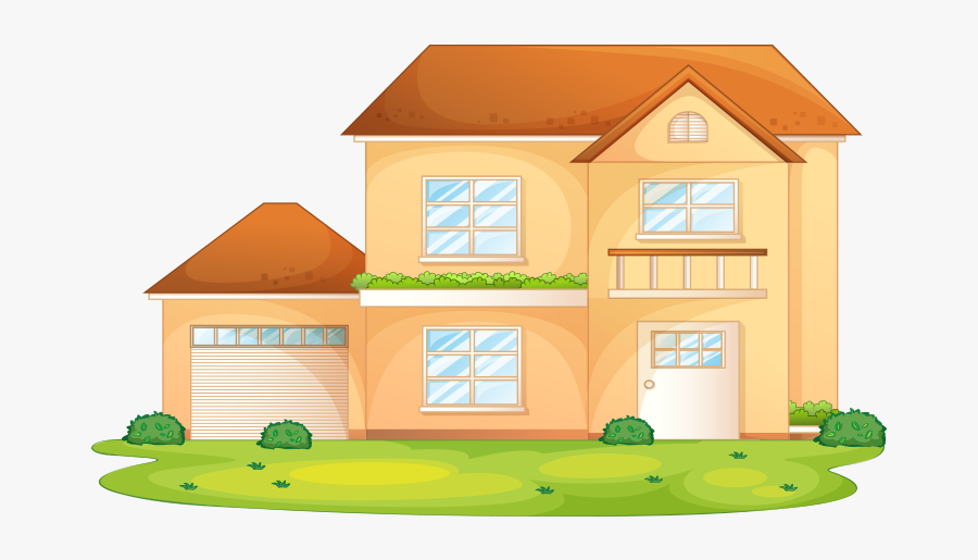 Cartoon House Illustration - Transparent Background House Cartoon Png, Transparent Clipart