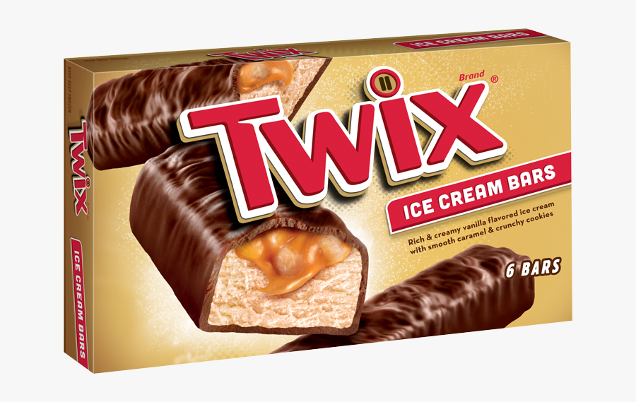 Twix Bar - Chocolate - Twix Icecream Transparent, Transparent Clipart