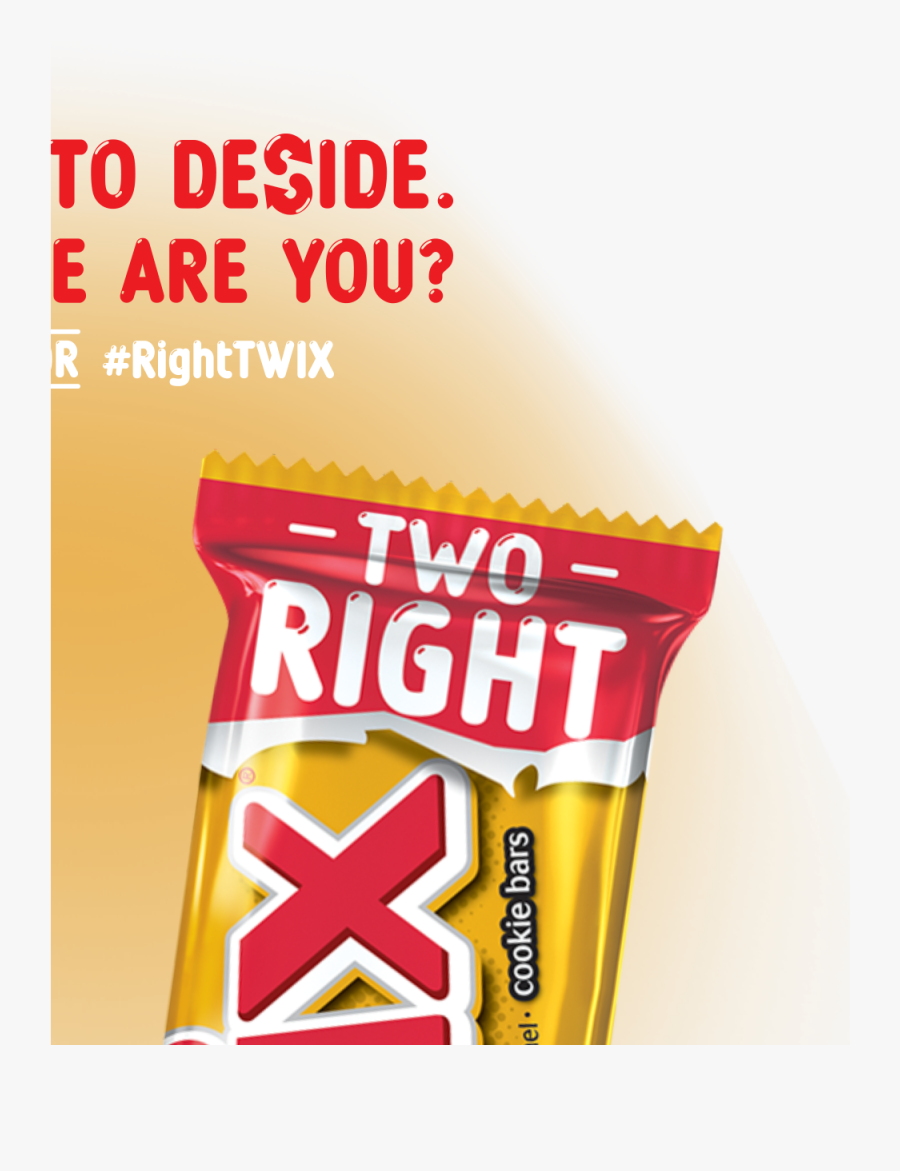 Twix Right Side, Transparent Clipart
