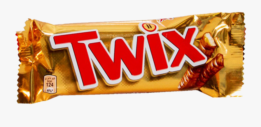 Twix Chocolate Twin 50 Gm - Caffeinated Drink, Transparent Clipart