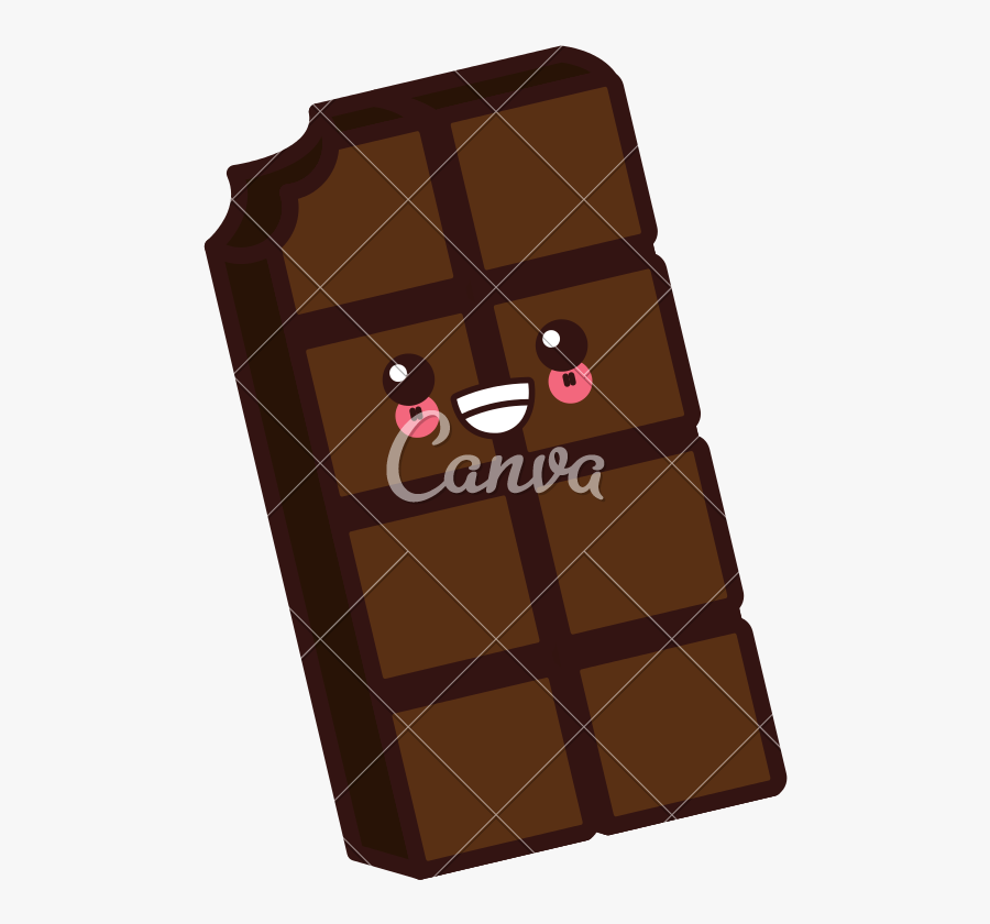 Cartoon Chocolate Bar Png - Cute Chocolate Pic Png, Transparent Clipart