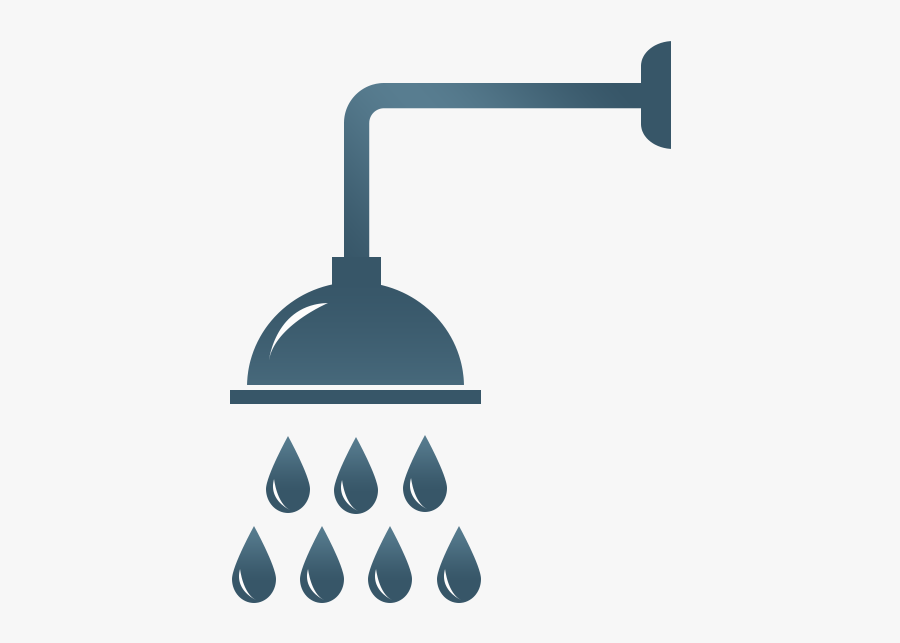 Shower Head Icon - Wc And Shower Sign, Transparent Clipart