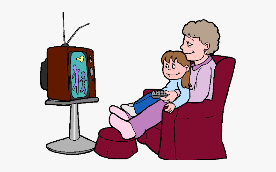 Watch Clipart Watch Movie - They Are Watching Tv, Transparent Clipart