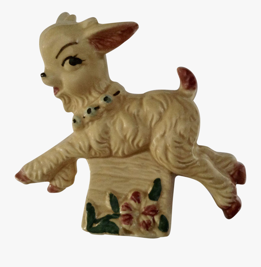 Playful Billy Ceramic Figurine - Llama, Transparent Clipart