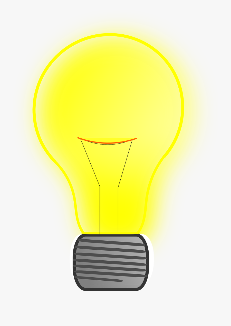 Lampada Brilhando Png, Transparent Clipart