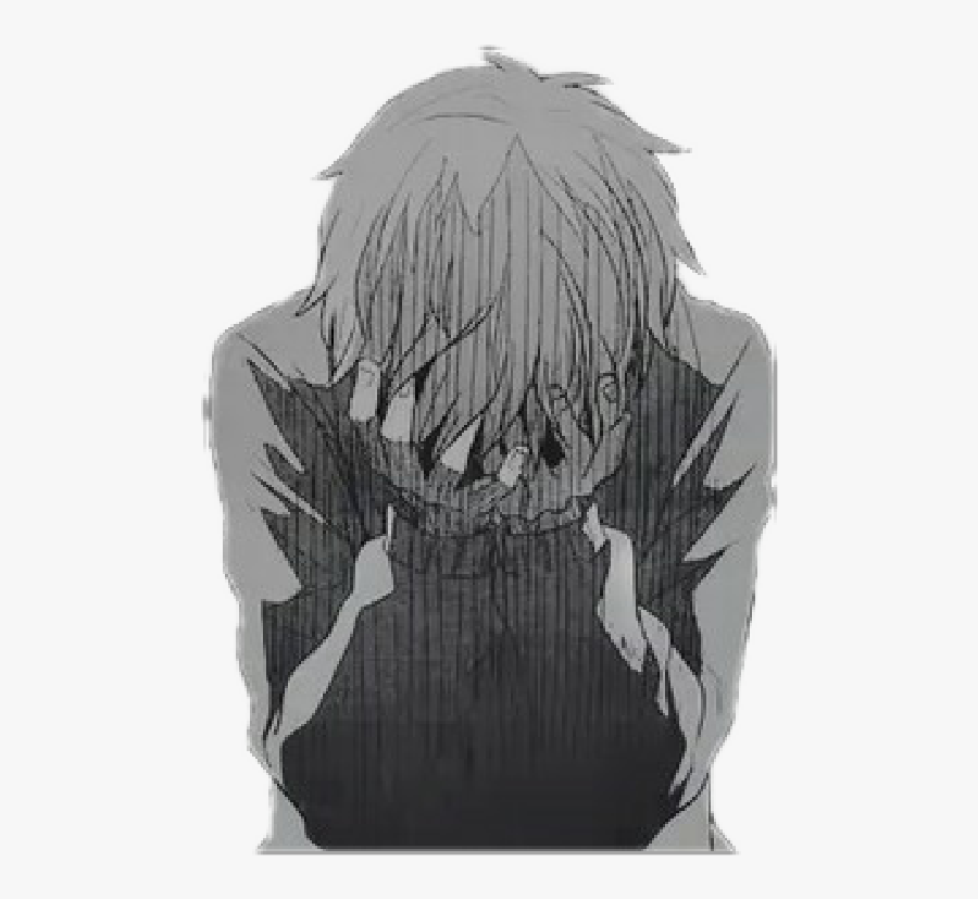 Transparent Depression Clipart Sad Anime Boy Png Free Transparent Clipart Clipartkey