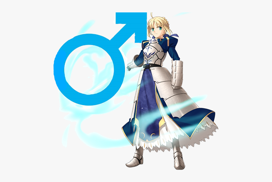 Saber Transparent Anime - Fate Stay Night Saber Character, Transparent Clipart