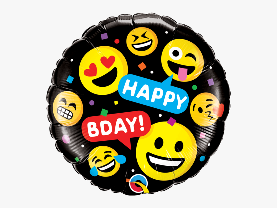Happy Bday Smileys - Happy Birthday Emoji Quotes, Transparent Clipart