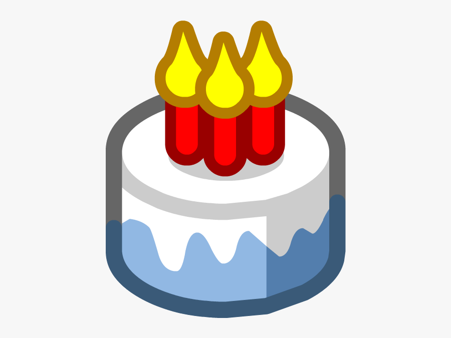 Clipart Cake Emoji - Club Penguin Cake Emote, Transparent Clipart