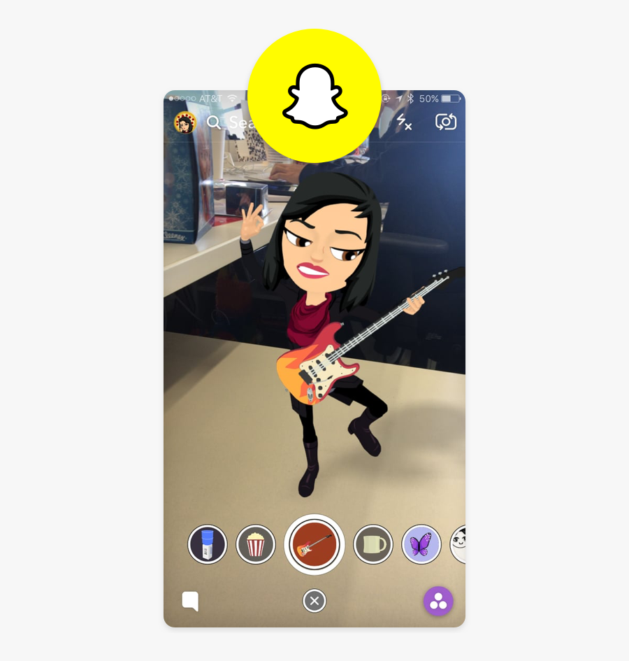 3d Bitmoji World Lenses - Cartoon, Transparent Clipart