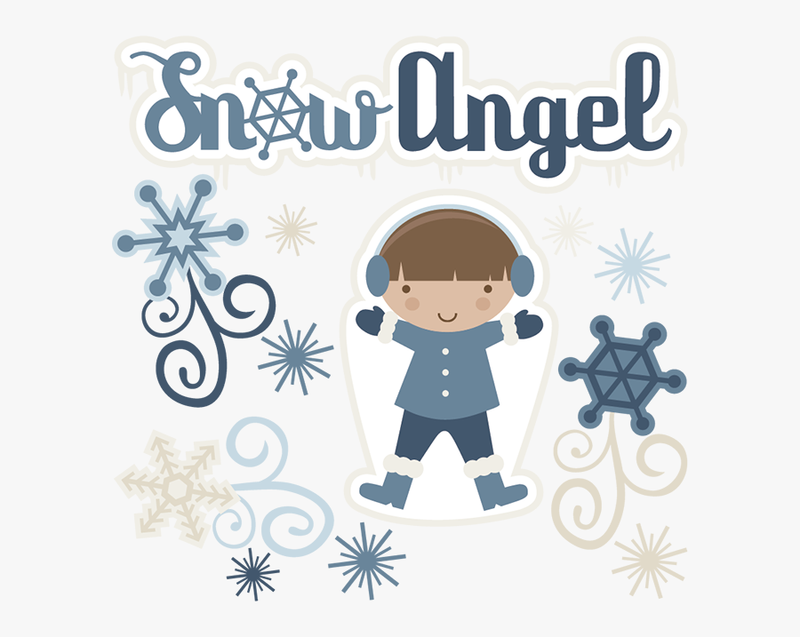Cute Snow Angel Png, Transparent Clipart