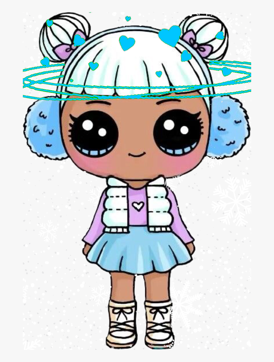 #winterwear #lolsurprise #snowangel - Dibujos Kawaii De Lol Surprise, Transparent Clipart
