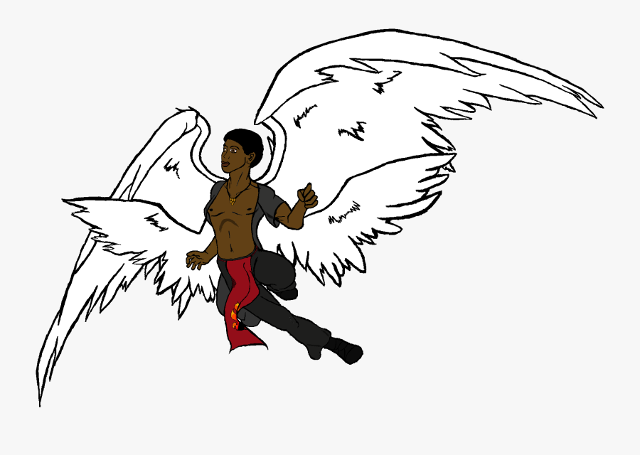 Male Angel Ref - Illustration, Transparent Clipart