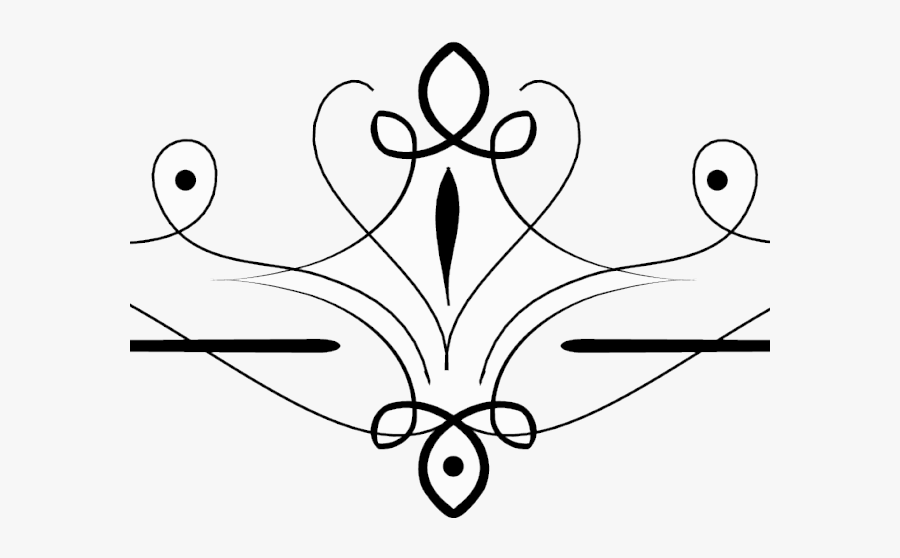 Fancy Lines Cliparts Carwad Net Transparent Png - Fancy Transparent Background Page Break Png, Transparent Clipart