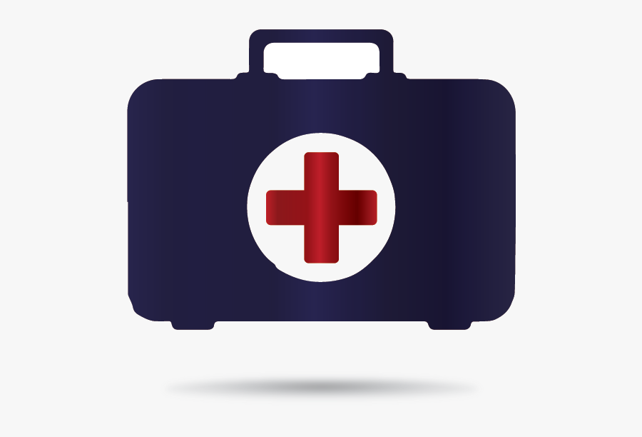 Clipart Doctor Suitcase - Health Sign Cartoon, Transparent Clipart