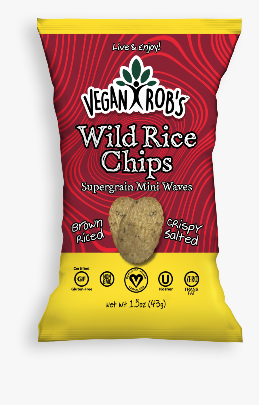Chips Transparent Unhealthy Food - Vegan Rob's Rice Chips, Transparent Clipart