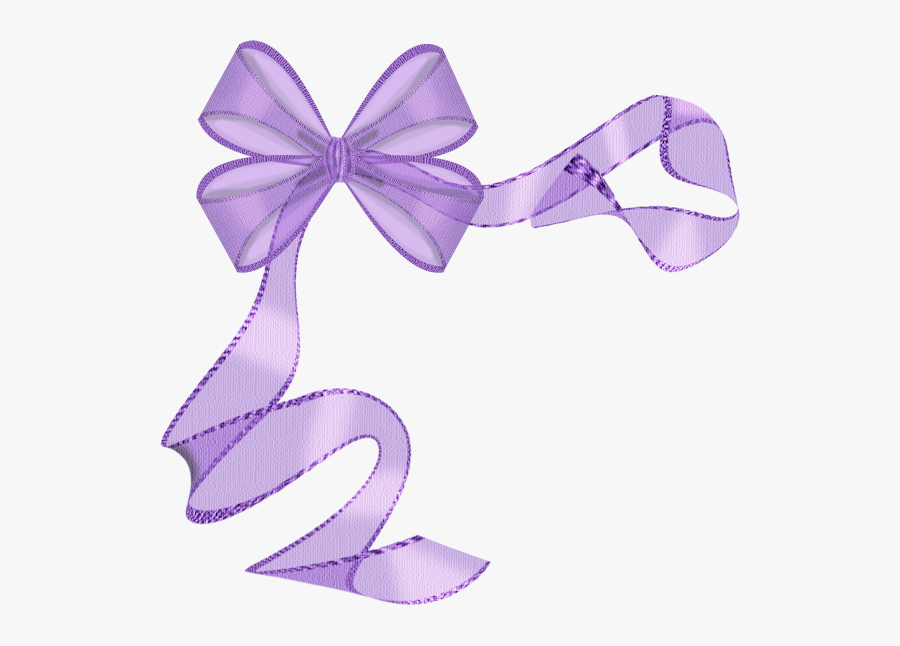 Purple Ribbon Png, Transparent Clipart