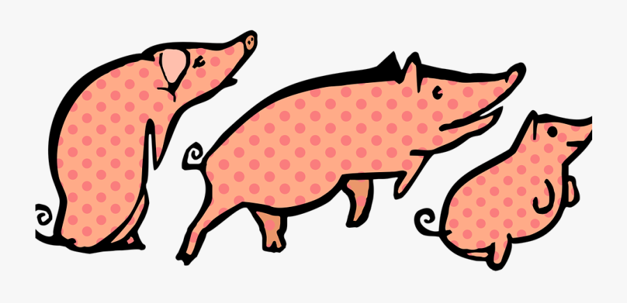 The Three Little Pigs, Transparent Clipart
