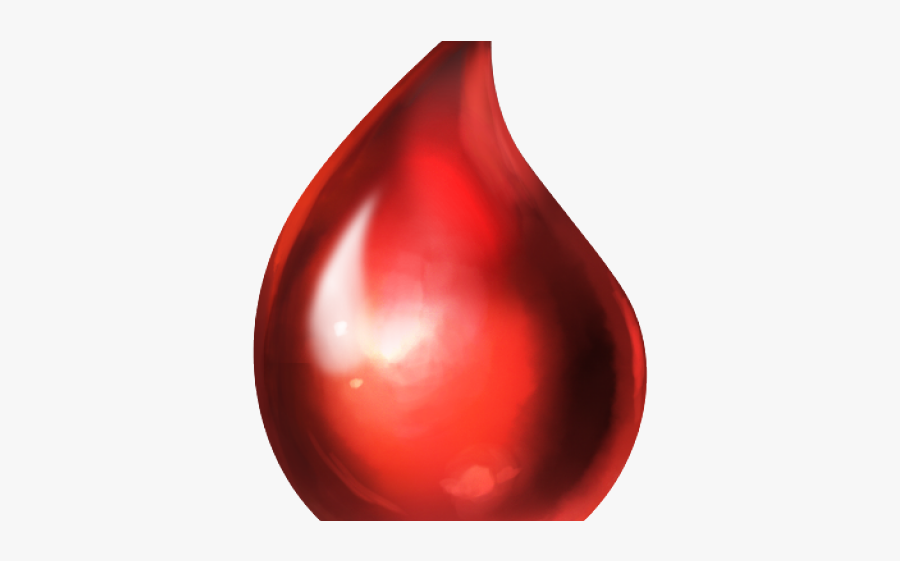 Blood Drop - Vase, Transparent Clipart