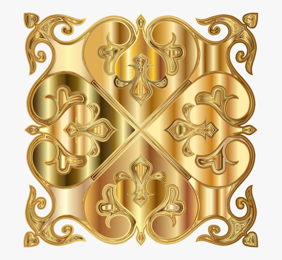 Brass,gold,computer Icons - Decorative Metal Png Transparent, Transparent Clipart