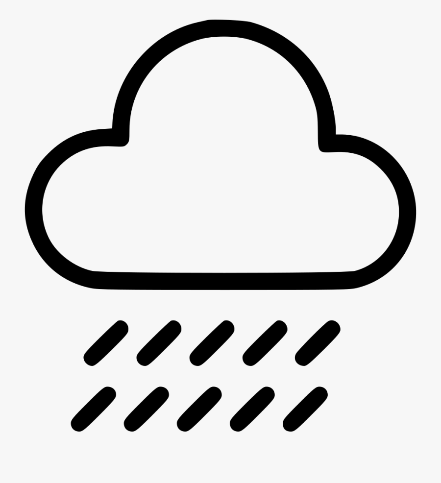 Weather Rain Cloud Clouds Cloudy Dark - Thunder And Cloudy Clipart, Transparent Clipart