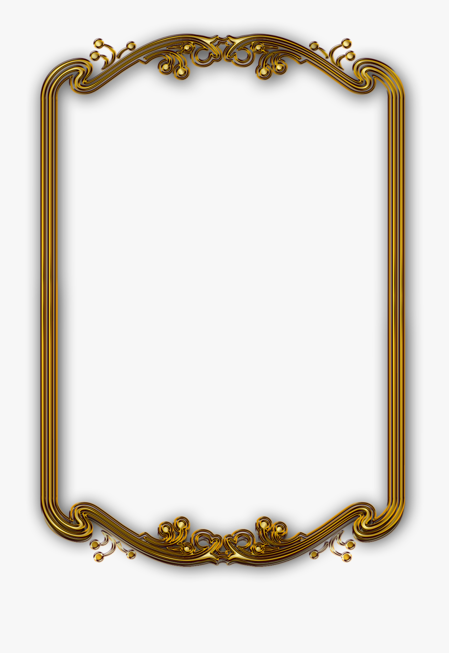 Gold Picture Frame Line Classical Free Clipart Hd Clipart - Frame Png, Transparent Clipart