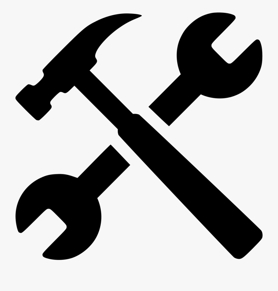 Spanners Hammer Tool - Tools Clip Art Transparent, Transparent Clipart