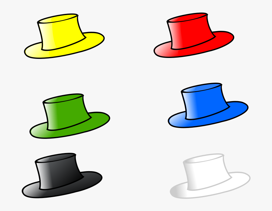 Six Hats 3 - Six Thinking Hats, Transparent Clipart