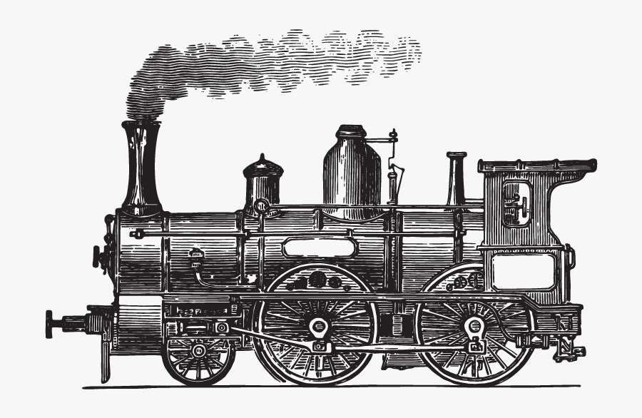 Transparent Train Clipart Png - Old Train Png, Transparent Clipart