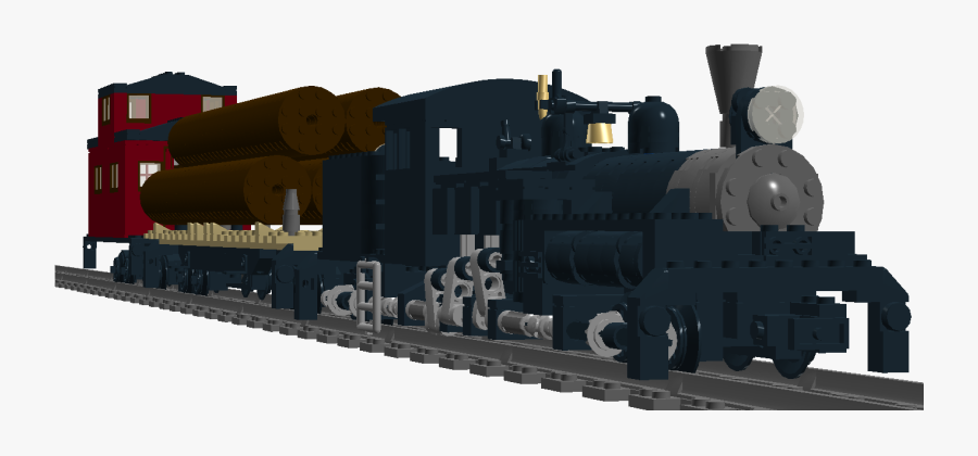 Engine Clipart Vintage Train - Lego Shay Steam Locomotive, Transparent Clipart