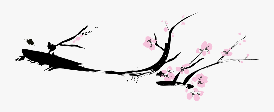 Transparent Sakura Branch Png - Cherry Blossom, Transparent Clipart