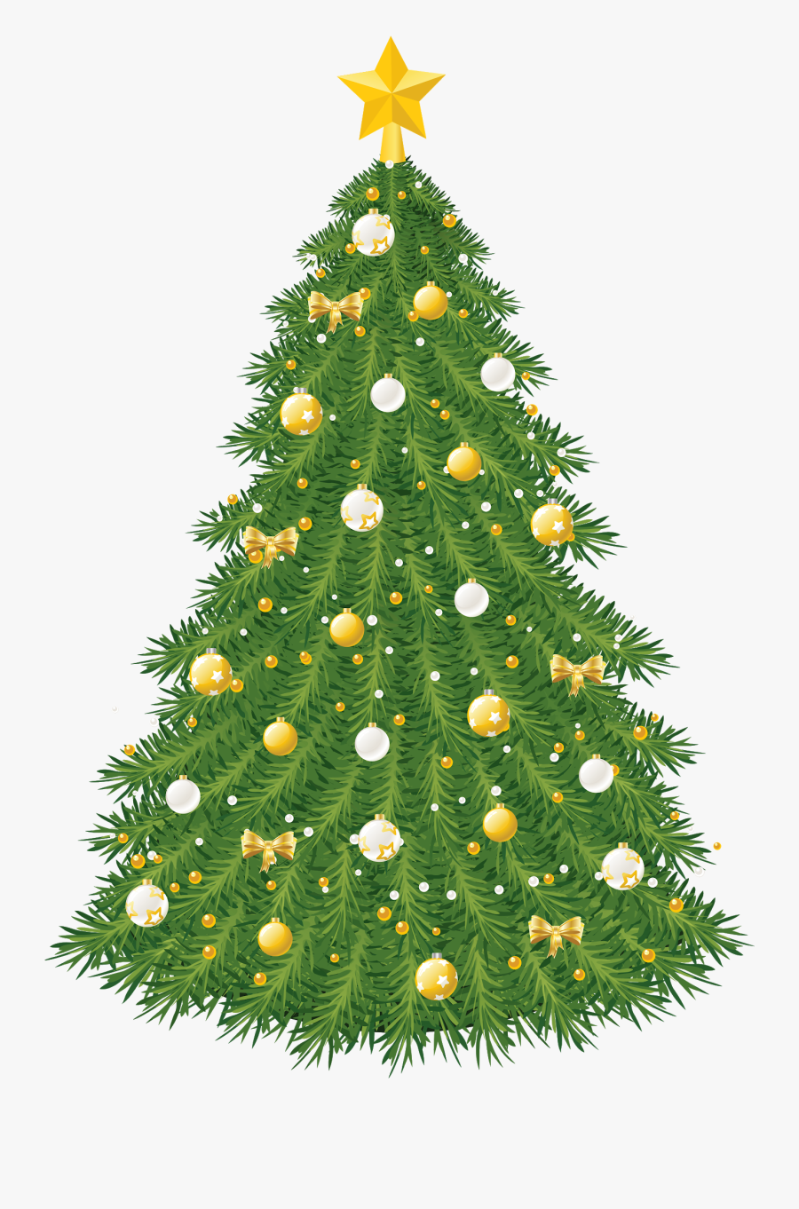 Transparent Christmas Tree, Transparent Clipart