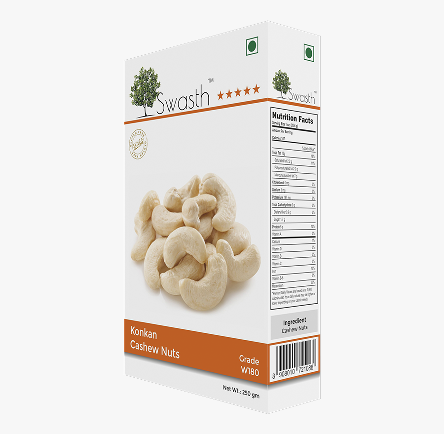 Konkan Cashew Nuts Cashew- - Cashew, Transparent Clipart