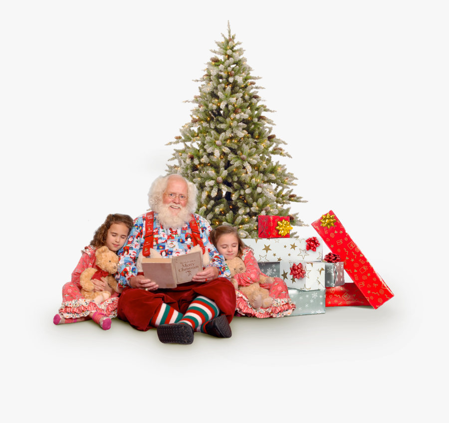 Father Christmas Png Clipart - Christmas Tree On Transparent Background, Transparent Clipart