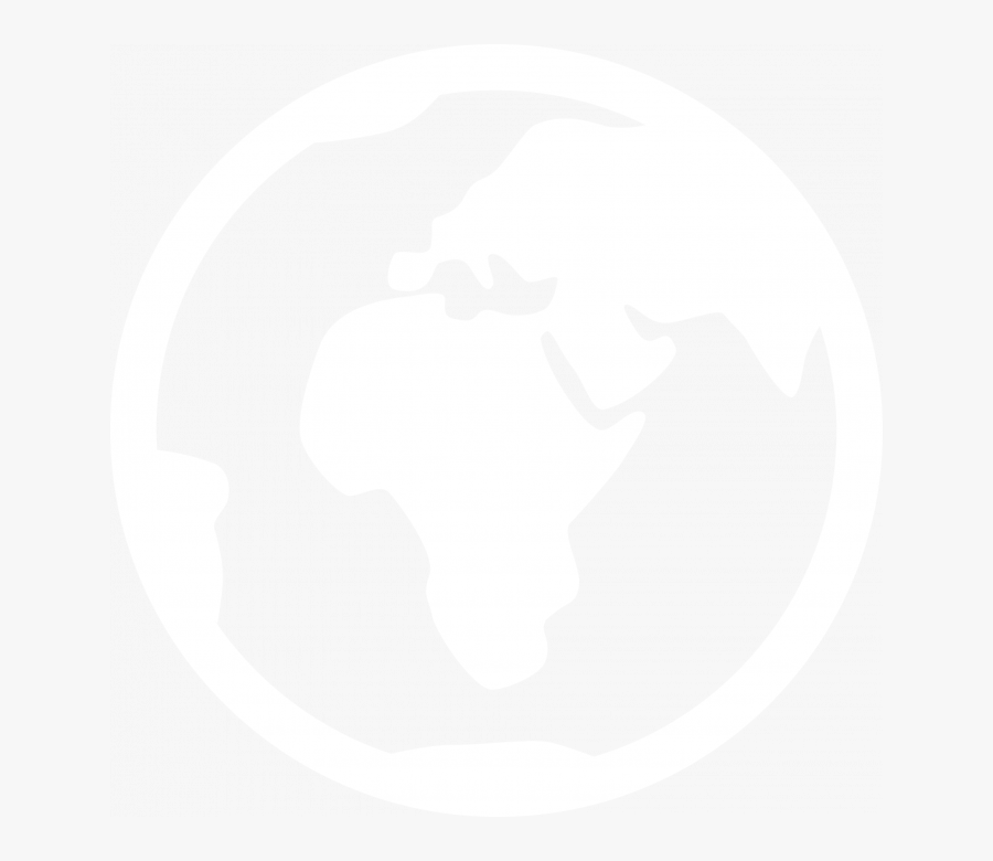 World Icon Png White, Transparent Clipart
