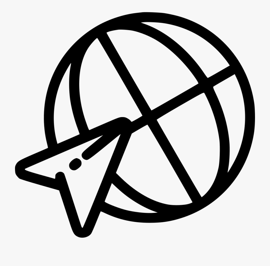 Earth Globe World Geo Marker Navigate Navigator - Png Globo Terrestre Icon, Transparent Clipart