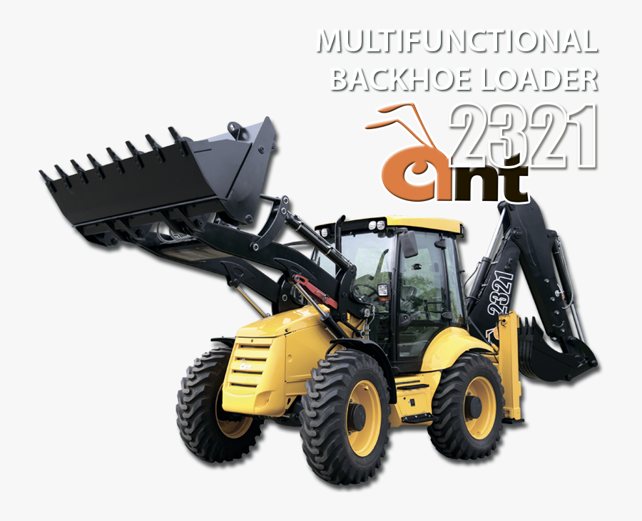 Ant 2321 Backhoe Loader Can Be Used In 40°c To 40°c - Экскаватор Погрузчик Ant 2321, Transparent Clipart