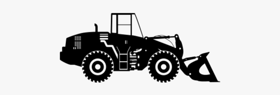 Heavy Machinery Silhouette Architectural Engineering - Maquinas De Mineria Vector, Transparent Clipart