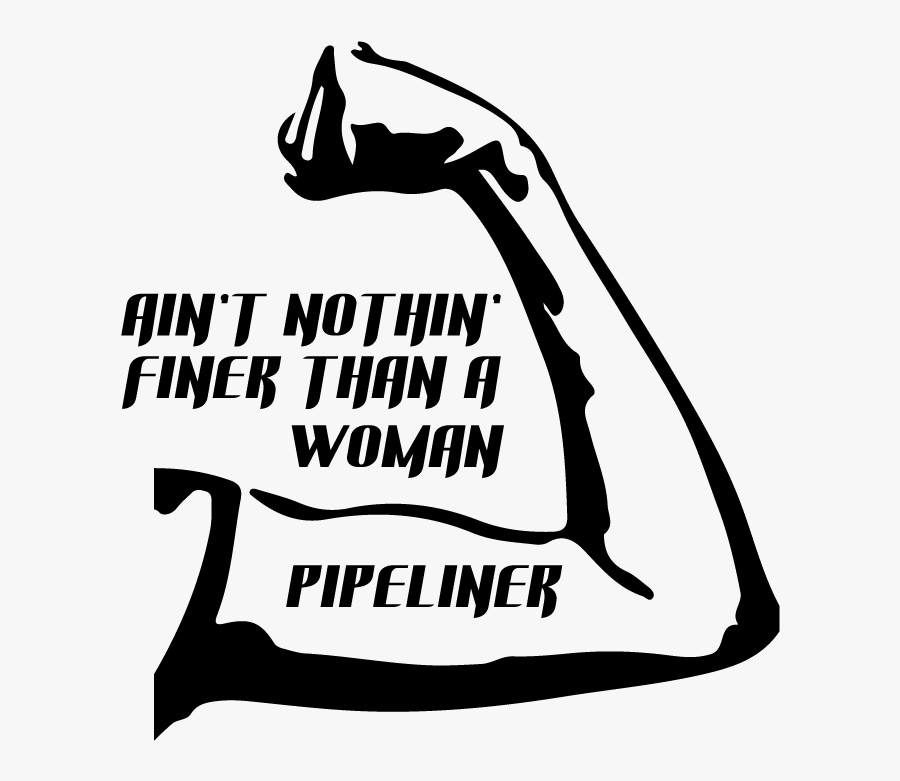 Woman Pipeliners, Transparent Clipart