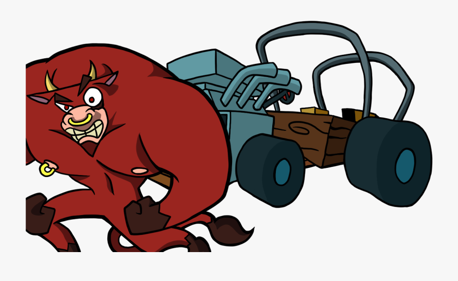 Whack Angus And His Hot Rod - Whack Angus Cel Damage, Transparent Clipart