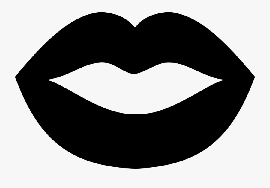 Lips - Star Icon Black And White, Transparent Clipart