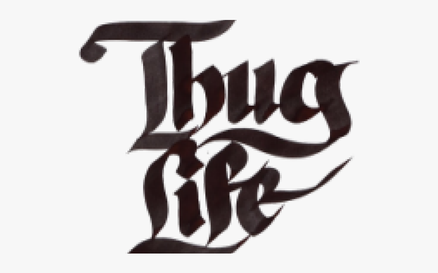 Thug Life Png Transparent Images Glasses, Joint, Text, - Thug Life Text Png, Transparent Clipart